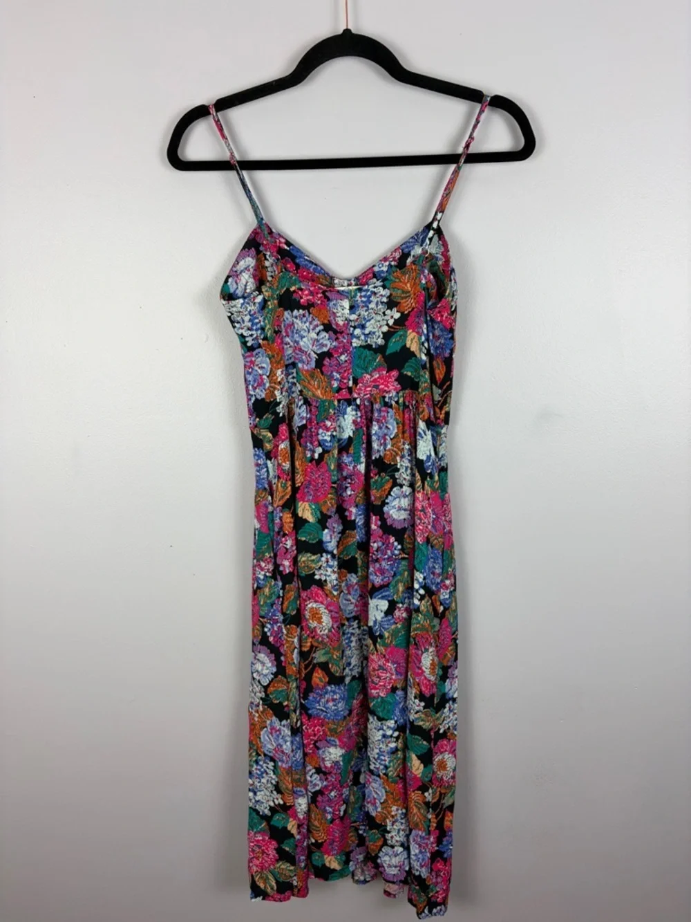 Rolla’s Eve Tapestry Dress Floral Midi Fit & Flare Spaghetti Strap XS - Picture 14 of 16